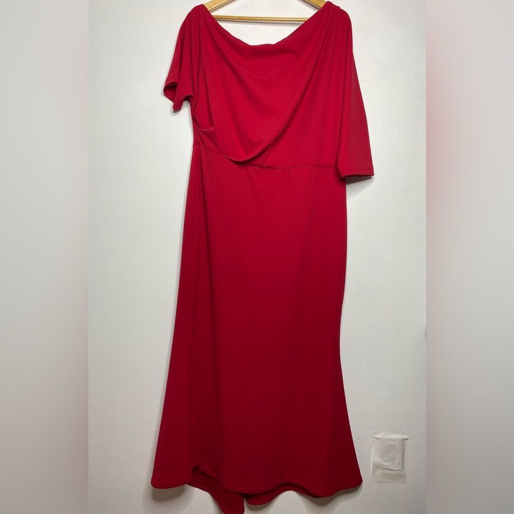 AQUA Formal  Off-Shoulder Maxi Dress Size 16W Evening Glam Special event